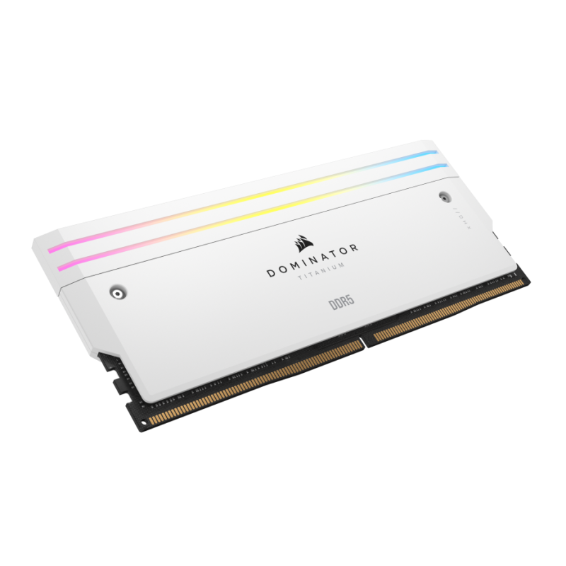Corsair DOMINATOR® TITANIUM RGB 64GB (2x32GB) DDR5 DRAM 6000MT/s C30 AMD EXPO & Intel XMP  Memory Kit — Black / White ( CMP64GX5M2B6000Z30 / CMP64GX5M2B6000Z30W )
