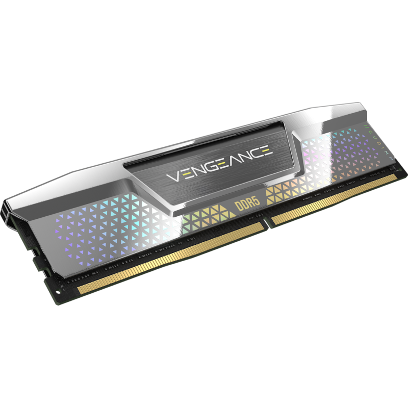 Corsair VENGEANCE® 48GB (2x24GB) DDR5 CUDIMM 8000MT/s CL38 Intel XMP Memory Kit - Silver ( CMKC48GX5M2X8000C38 )