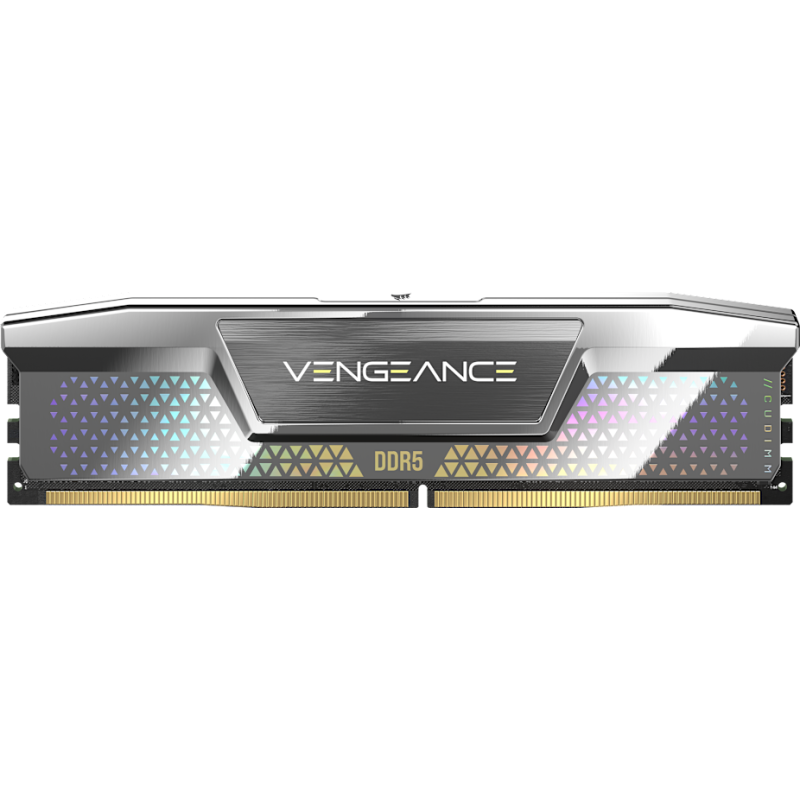 Corsair VENGEANCE® 48GB (2x24GB) DDR5 CUDIMM 8200MT/s CL40 Intel XMP Memory Kit - Silver ( CMKC48GX5M2X8200C40 )