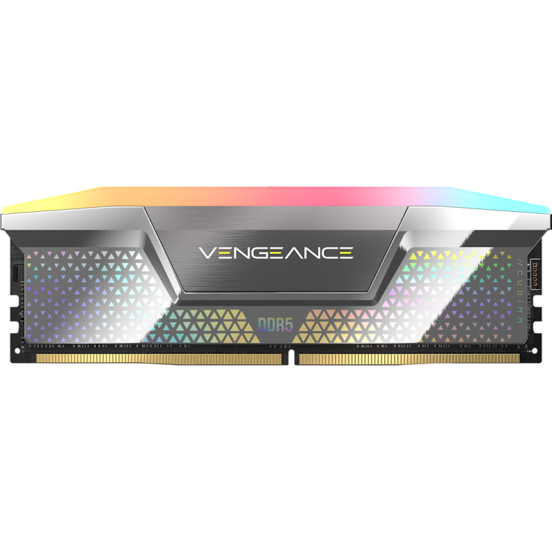 Corsair VENGEANCE® RGB 48GB (2x24GB) DDR5 CUDIMM 8000MT/s CL38 Intel XMP Memory Kit - Silver ( CMHC48GX5M2X8000C38 )
