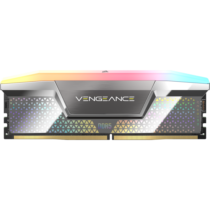 Corsair VENGEANCE® RGB 48GB (2x24GB) DDR5 CUDIMM 8400MT/s C40 Intel XMP Memory Kit - Silver ( CMHC48GX5M2X8400C40 )