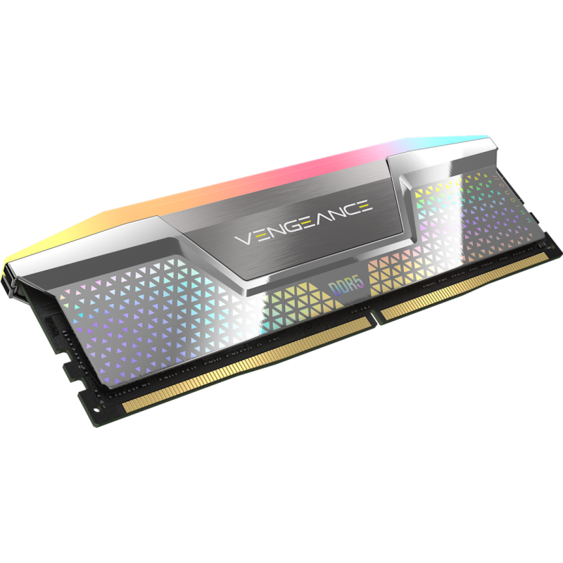 Corsair VENGEANCE® RGB 48GB (2x24GB) DDR5 CUDIMM 8400MT/s C40 Intel XMP Memory Kit - Silver ( CMHC48GX5M2X8400C40 )