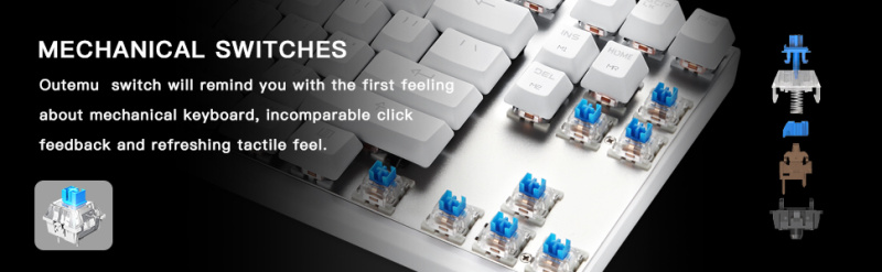 Motospeed RGB Mechanical Programmable Gaming Keyboard 電競自定義遊戲機械鍵盤 CK82