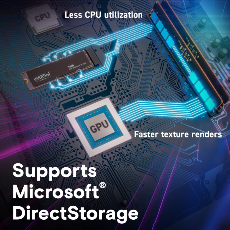 Crucial T500 ( 1TB - 2TB ) PCIe Gen4 M.2 2280 SSD - ( CT1000T500SSD8 / CT2000T500SSD8 )