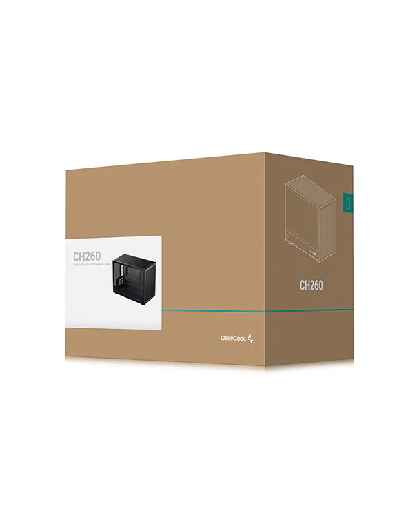 DeepCool CH260 小型強化玻璃機箱 - ( BLACK / WHITE )