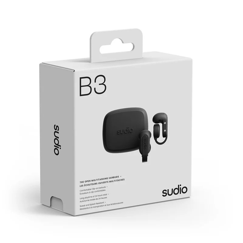 Sudio B3 夾耳開放式真無線耳機 [2色]
