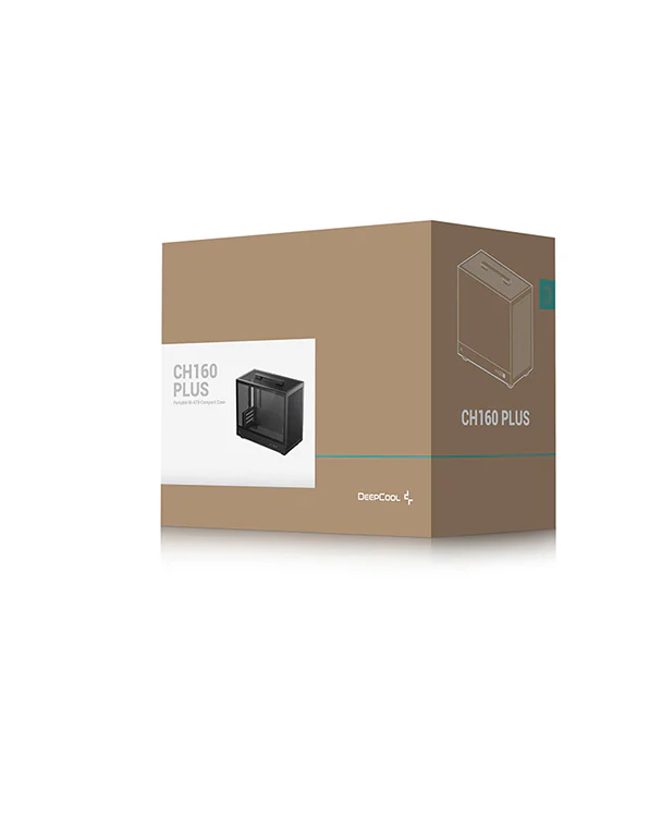 DeepCool CH160 PLUS 小型強化玻璃機箱 - ( BLACK / WHITE ) DeepCool CH160 PLUS 小型強化玻璃機箱 - ( BLACK / WHITE )