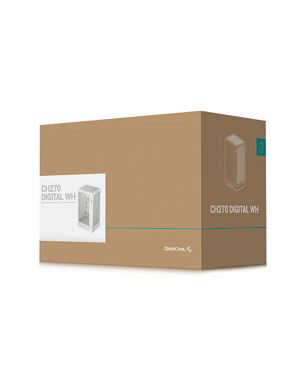 DeepCool CH270 DIGITAL 中型強化玻璃機箱 - ( BLACK / WHITE ) DeepCool CH270 DIGITAL 中型強化玻璃機箱 - ( BLACK / WHITE )