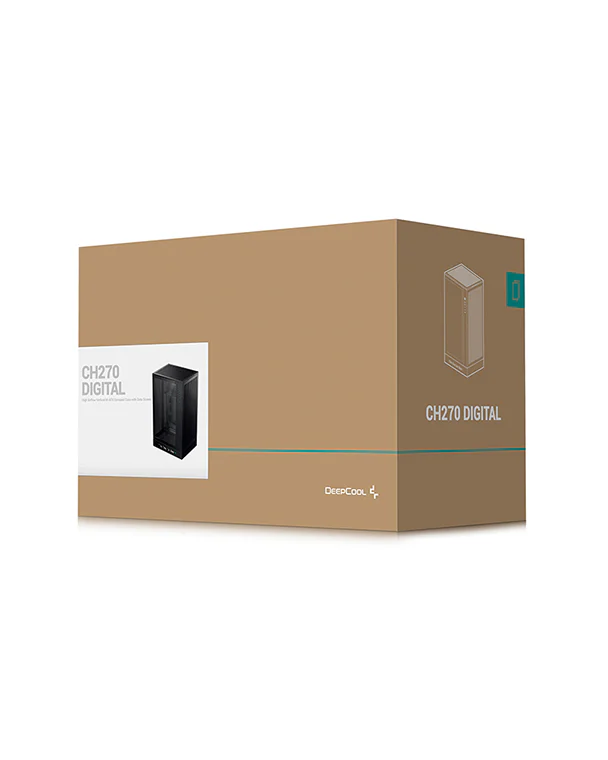 DeepCool CH270 DIGITAL 中型強化玻璃機箱 - ( BLACK / WHITE ) DeepCool CH270 DIGITAL 中型強化玻璃機箱 - ( BLACK / WHITE )