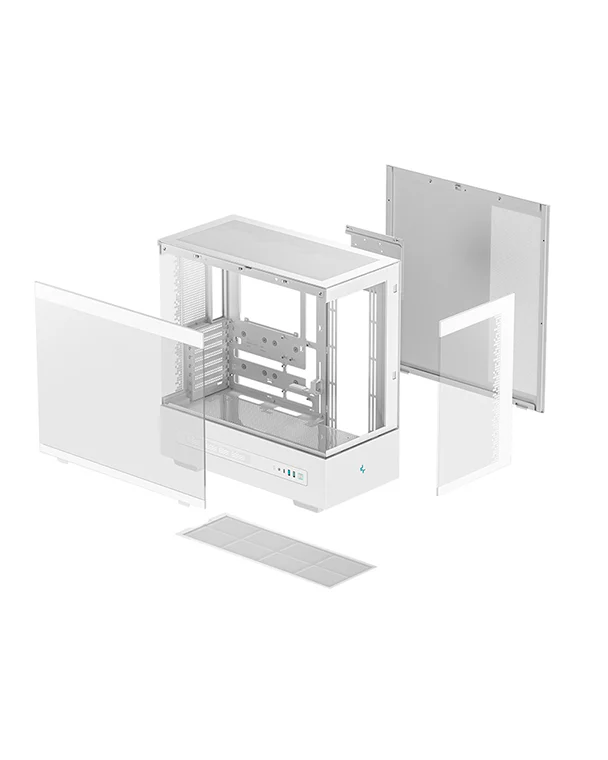 DeepCool CH690 DIGITAL 中型強化玻璃機箱 - ( BLACK / WHITE ) DeepCool CH690 DIGITAL 中型強化玻璃機箱 - ( BLACK / WHITE )