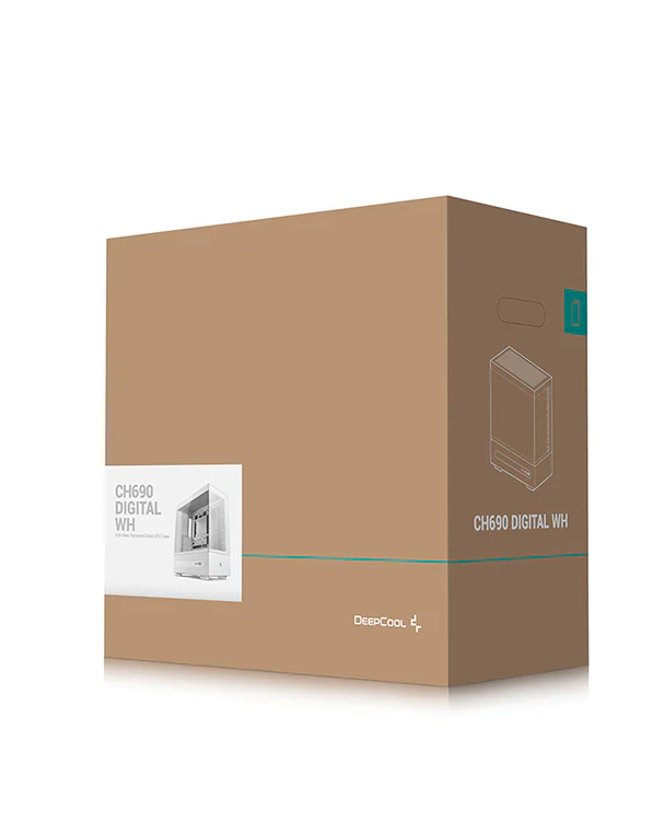 DeepCool CH690 DIGITAL 中型強化玻璃機箱 - ( BLACK / WHITE ) DeepCool CH690 DIGITAL 中型強化玻璃機箱 - ( BLACK / WHITE )