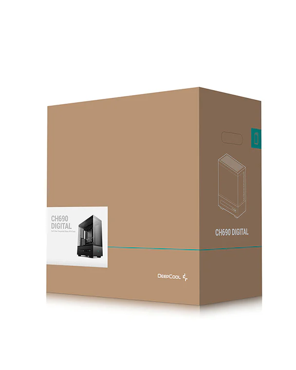 DeepCool CH690 DIGITAL 中型強化玻璃機箱 - ( BLACK / WHITE ) DeepCool CH690 DIGITAL 中型強化玻璃機箱 - ( BLACK / WHITE )