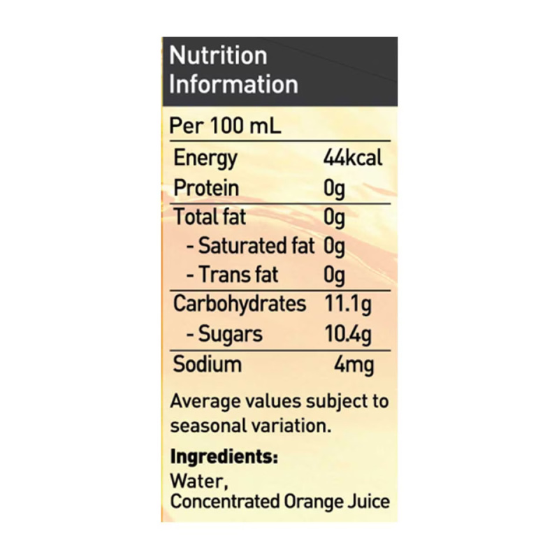 [原箱12樽] 菓汁先生 100%橙汁1L