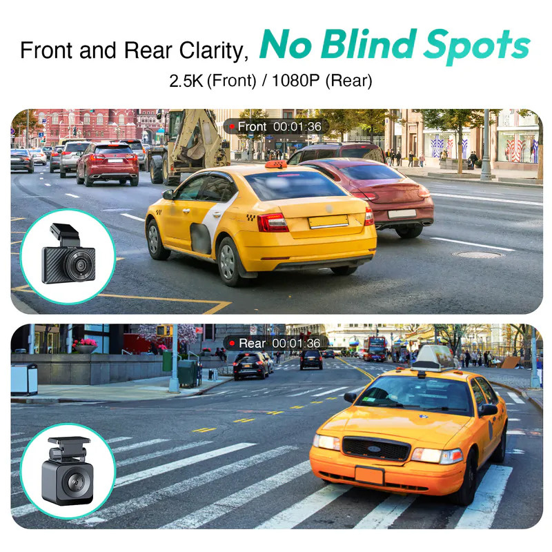 【免運費】Botslab Dash Cam Duo G500H Pro 2.5K智能安全行車記錄儀【原裝行貨】