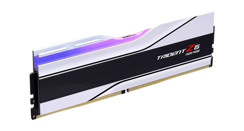 G.Skill DDR5 Trident Z5 Neo RGB Series 6000MHz 64GB Kit CL28 White (2x32GB) (F5-6000J2836G32GX2-TZ5NRW)