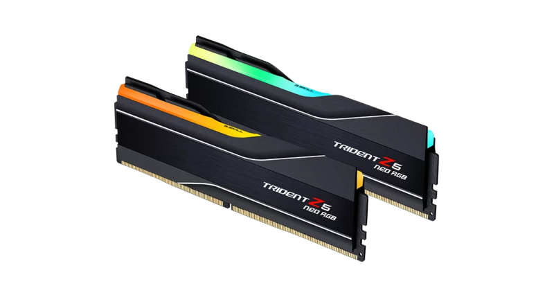 G.Skill DDR5 Trident Z5 Neo RGB Series 6000MHz 48GB Kit CL28 Black (2x24GB) (F5-6000J2836F24GX2-TZ5NR) G.Skill DDR5 Trident Z5 Neo RGB Series 6000MHz 48GB Kit CL28 Black (2x24GB) (F5-6000J2836F24GX2-TZ5NR)