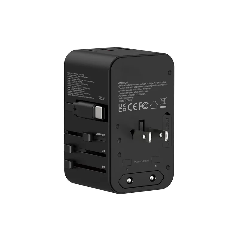 XPower 70W PD+PPS GaN 內置線 旅行充電器 TA70C