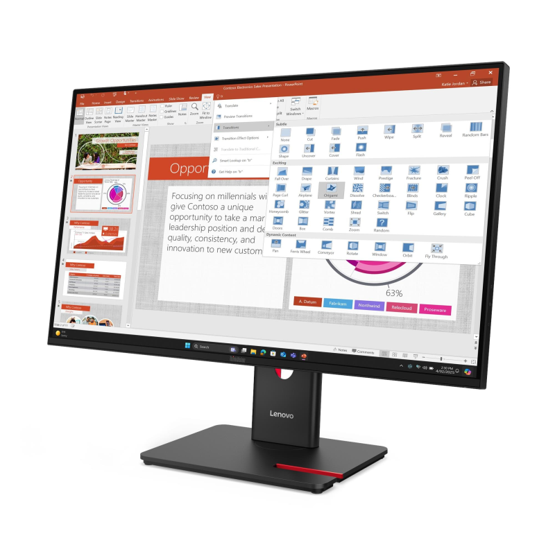 Lenovo 27" ThinkVision T27-40 顯示器 (64A5MAR6MY)