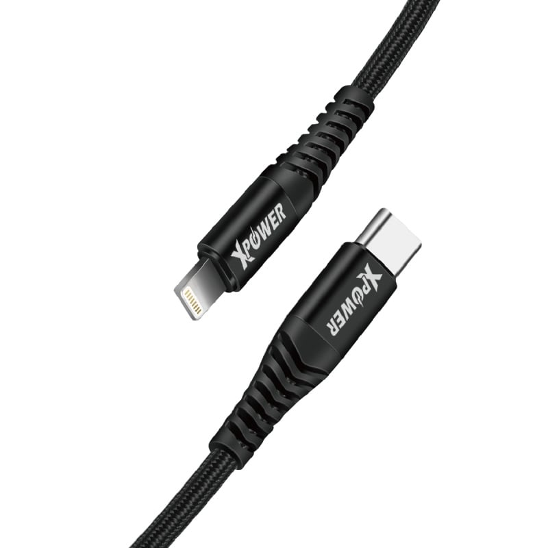 XPower 鋁合金高速傳輸充電 Type-C>Lightning線 CC27L