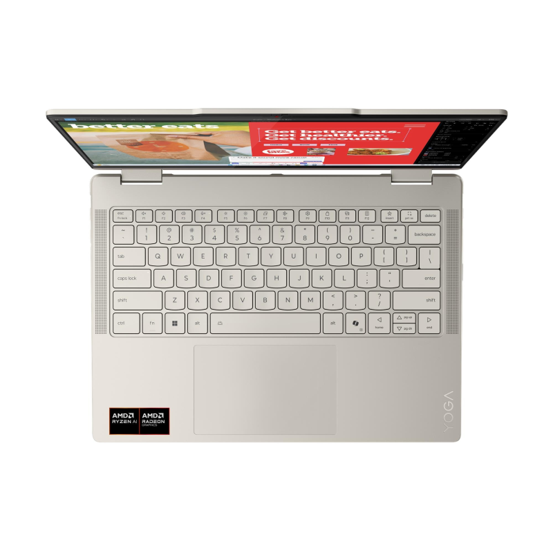 Lenovo Yoga 7 2-in-1 14AKP10 14" 2.8K Touch (Ryzen AI 7 350/32GB+1TB SSD) 83JR005CHH AI 手提電腦 筆記型電腦