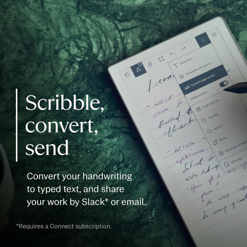 【訂貨】 reMarkable Paper Pro Move | 超便攜彩色 7.3 吋紙質平板電腦，配備馬克筆 Plus | 隨時隨地提升生產力的袖珍數位筆記本