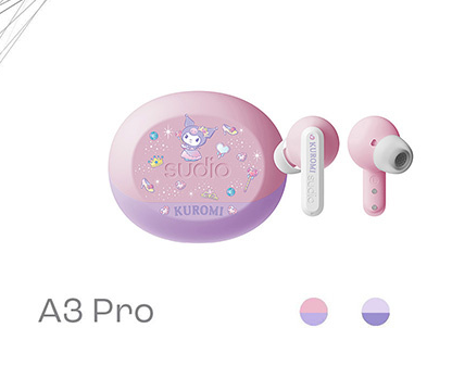 Sudio 真無線藍牙耳機 A3 Pro (Kuromi 限定版)
