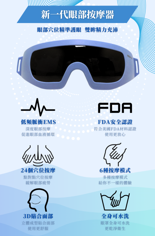 Green Island低頻脈衝眼部護理儀 EPE-10 送一張百佳50元現金卷