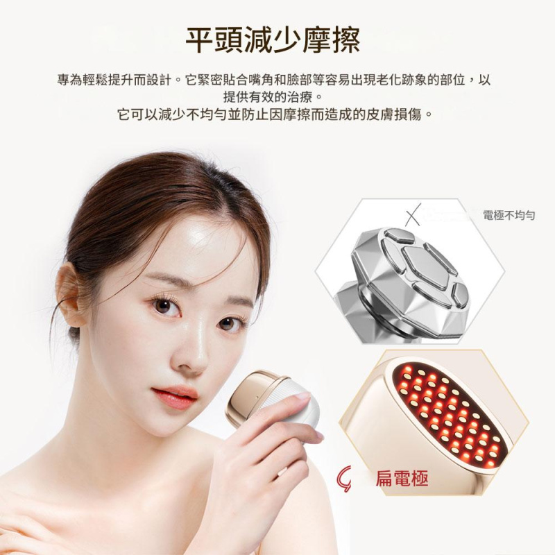 ANLAN - 閃耀射頻美容儀 射頻儀｜EMS微電流｜面部按摩器｜多功能美容儀｜導出儀｜射頻機｜多波長光療機｜家用美容儀 ｜膠原蛋白生成機 ADRY51-02A