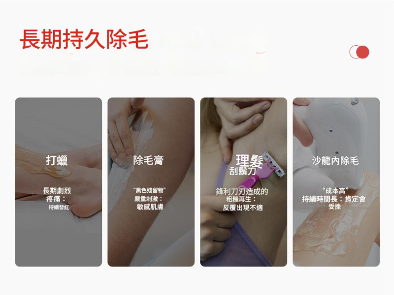 日本ANLAN - 閃耀電動刮毛器 ATMQ42-02A | IPX6防水｜濕乾剃毛｜比基尼脫毛｜電動剃毛機｜電動剃毛器｜修毛器【香港行貨】