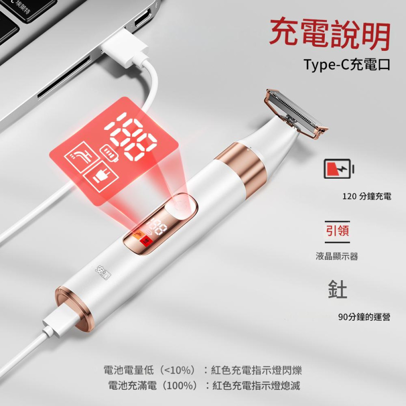 ANLAN 全新閃耀電動刮毛器  ATMQ42-02A