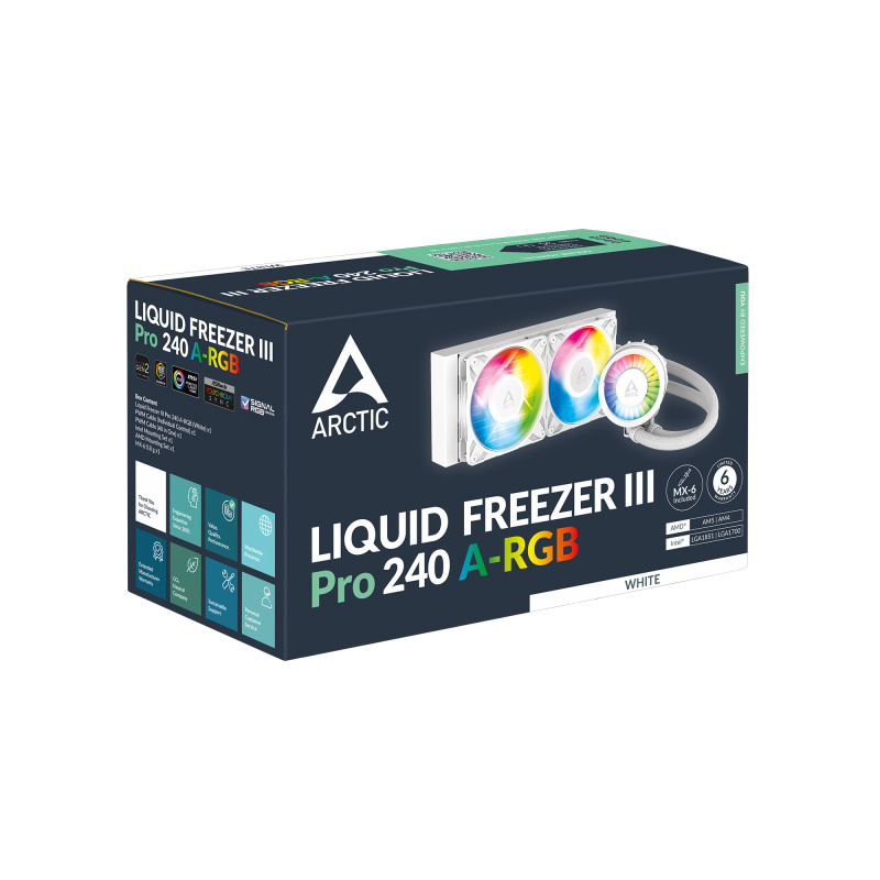 ARCTIC Liquid Freezer III Pro 240 A-RGB ( Black / White )