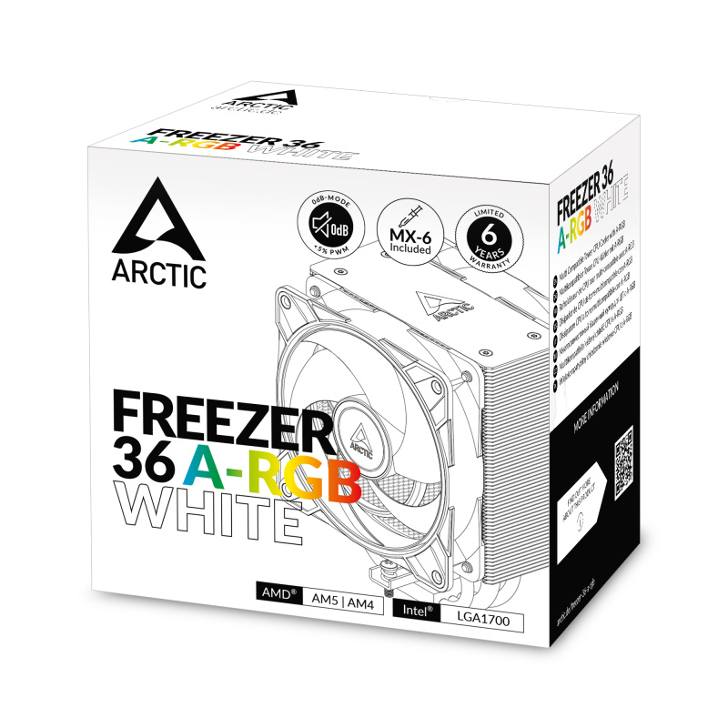 ARCTIC Freezer 36 A-RGB ( Black / White )