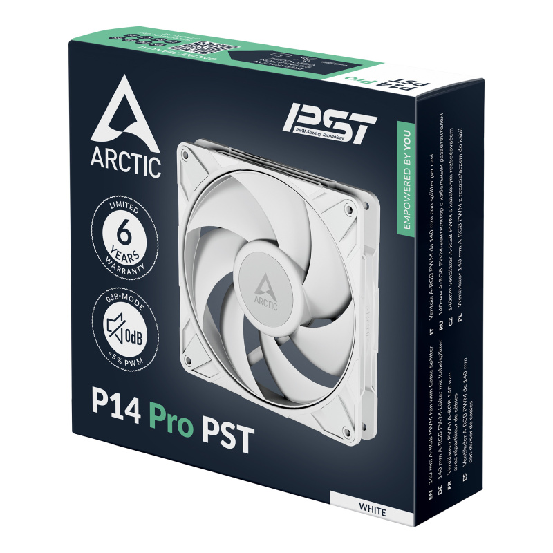 ARCTIC P14 Pro PST ( Black / White )