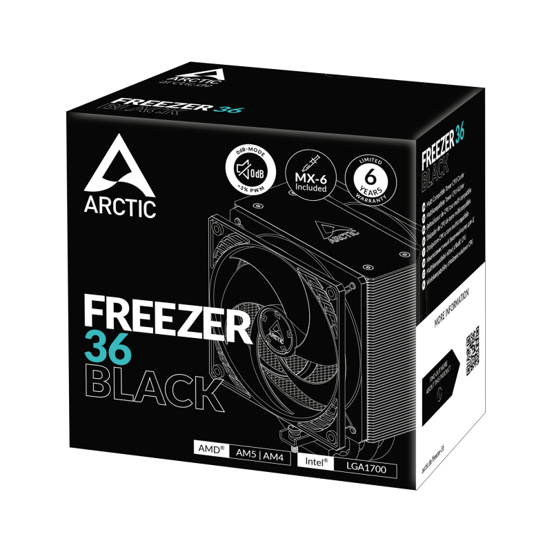 ARCTIC Freezer 36 (Black)
