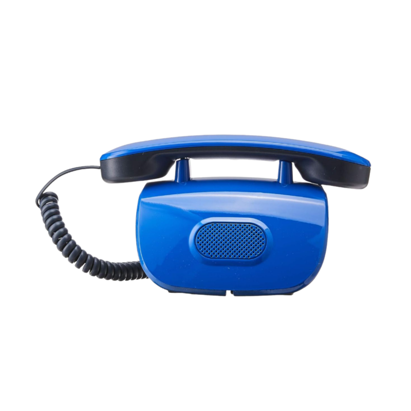 Uniden - 復古設計-來電顯示-免提通話-室內有線電話 AT8601 BL藍 WH白