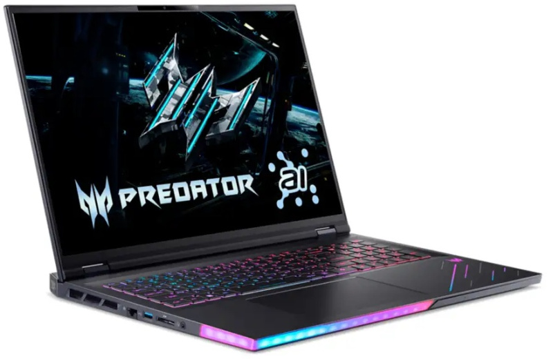 [優惠碼減$100] Acer Predator Helios 18 AI 18吋 (2025) (250Hz, Intel Ultra 9-275HX, 32GB+2TB SSD, RTX5080) 手提電腦 [PH18-73-924C]