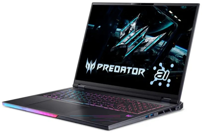 [優惠碼減$100] Acer Predator Helios 18 AI 18吋 (2025) (250Hz, Intel Ultra 9-275HX, 32GB+2TB SSD, RTX5080) 手提電腦 [PH18-73-924C]