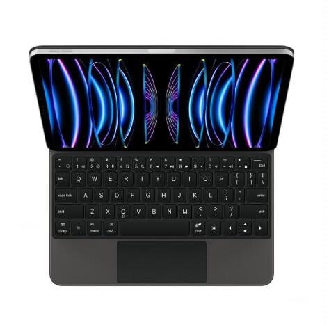 適用蘋果iPad 妙控鍵盤 iPad Pro 11（M4）2024 11英吋 5.1 藍牙 磁吸懸浮 無線鍵盤 ipad鍵盤 LED 鍵盤背光燈
