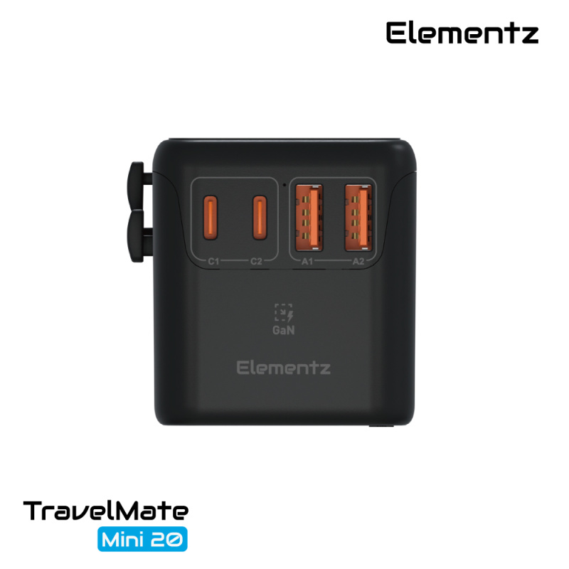 Elementz TravelMate Mini 20W Travel Adapter 旅行充電器 PT-W20M Elementz TravelMate Mini 20W Travel Adapter 旅行充電器 PT-W20M
