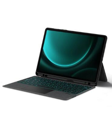 適用於 三星 Samsung Galaxy Tab S9 / S9 FE 11“可拆式藍牙鍵盤保護套 Keyboard Trackpad 智慧觸控板