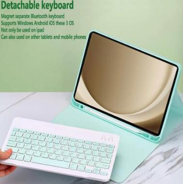 適用 三星 Samsung TabA9 plus /A9+ 11吋 無線鍵盤連保護套 平板電腦套 藍牙鍵盤套