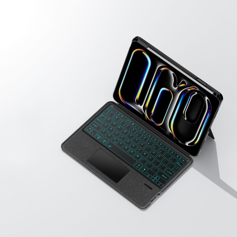 適用於 iPad 11 A16 2024 / 10th（第10代）10.9“ 2022 可拆式藍牙鍵盤保護套Keyboard Trackpad智慧觸控板