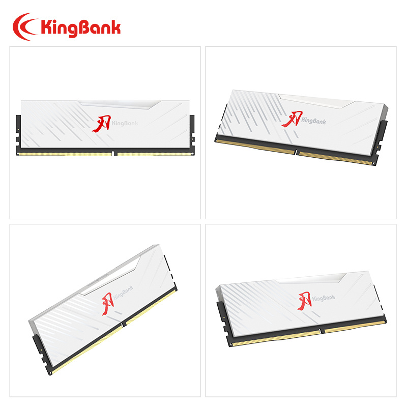 KINGBANK DDR5 Soarblade RGB UDIMM (16GB*2) DDR5 6000MHz-32GB CL30 ( Black / White )