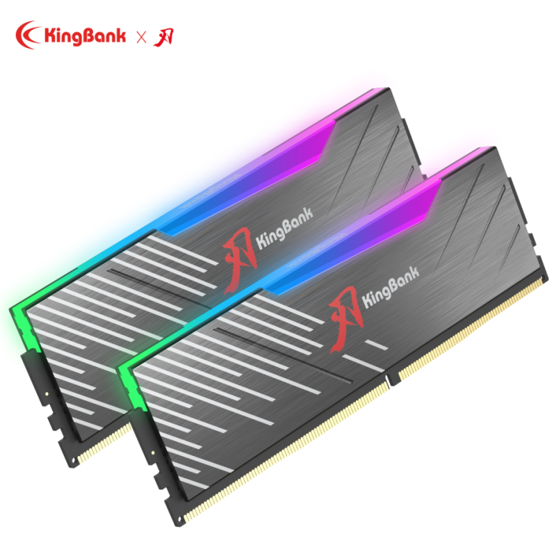 KINGBANK DDR5 Soarblade RGB UDIMM (16GB*2) DDR5 6000MHz-32GB CL30 ( Black / White )