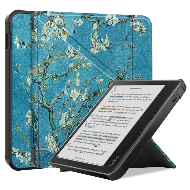 適用於 Kobo Libra Colour 7吋電子書 褶疊式TPU保護套
