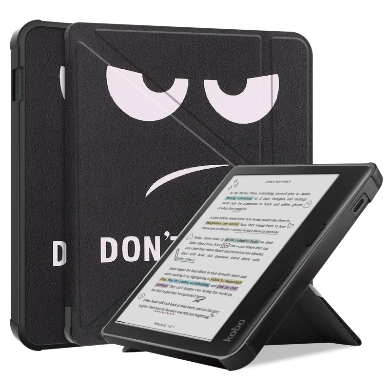 適用於 Kobo Libra Colour 7吋電子書 褶疊式TPU保護套
