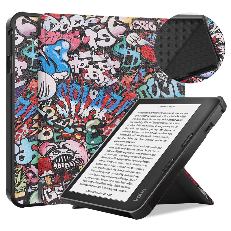 適用於 Kobo Sage 8吋電子書 褶疊式TPU保護套