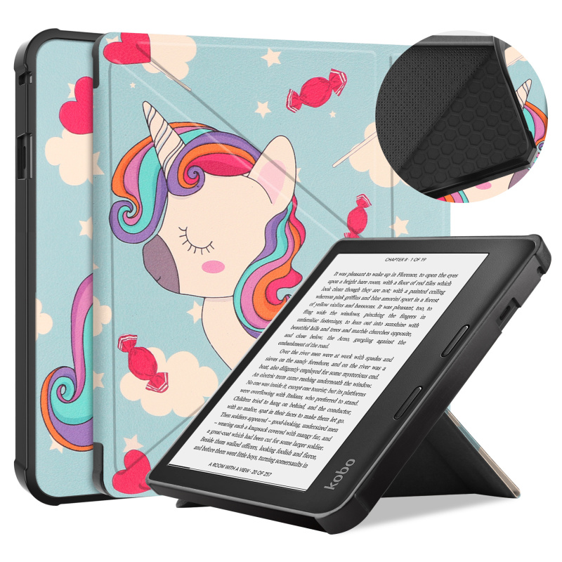 適用於 Kobo Sage 8吋電子書 褶疊式TPU保護套