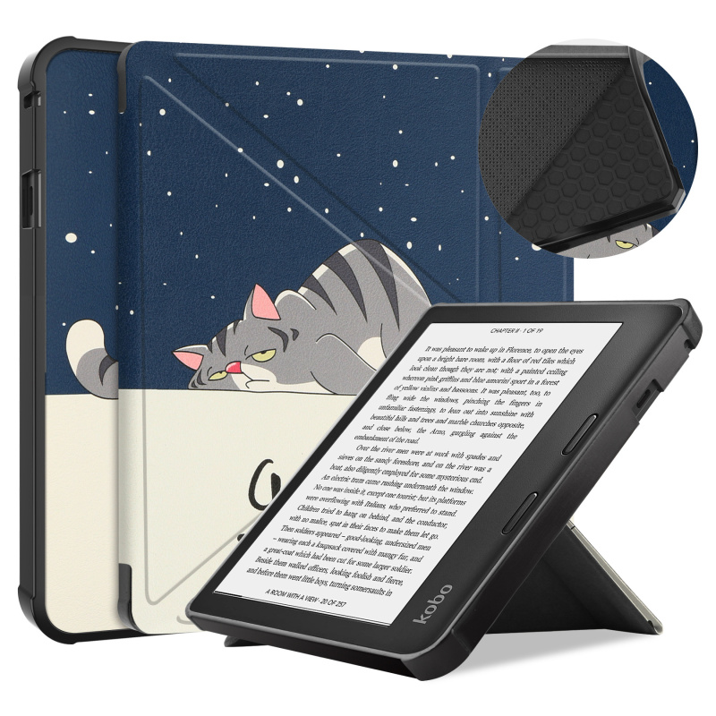 適用於 Kobo Sage 8吋電子書 褶疊式TPU保護套