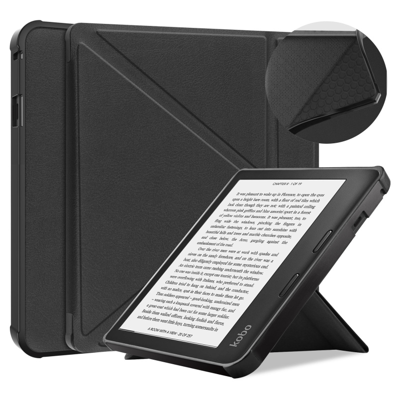 適用於 Kobo Sage 8吋電子書 褶疊式TPU保護套